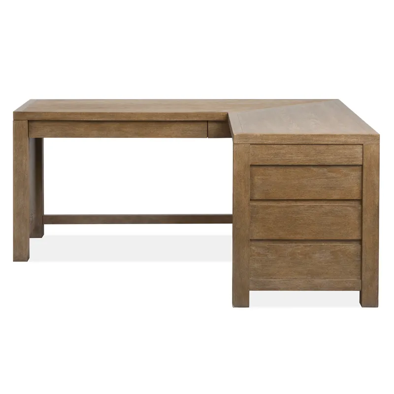 Plum Creek - LT. Brown L-Desk