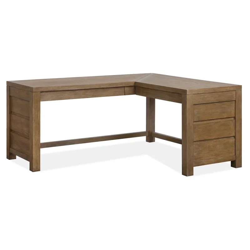 Plum Creek - LT. Brown L-Desk