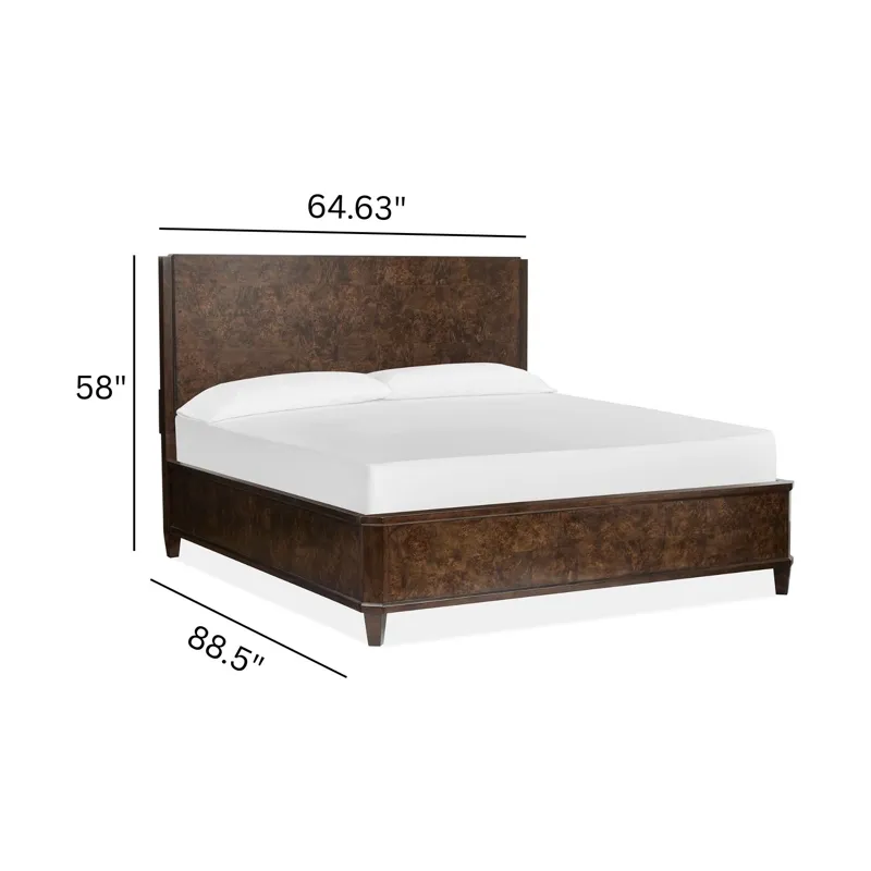 Rowan Espresso Queen Panel Bed