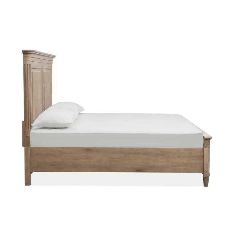 Harmony Heights Belgium Wheat California King Panel Bed