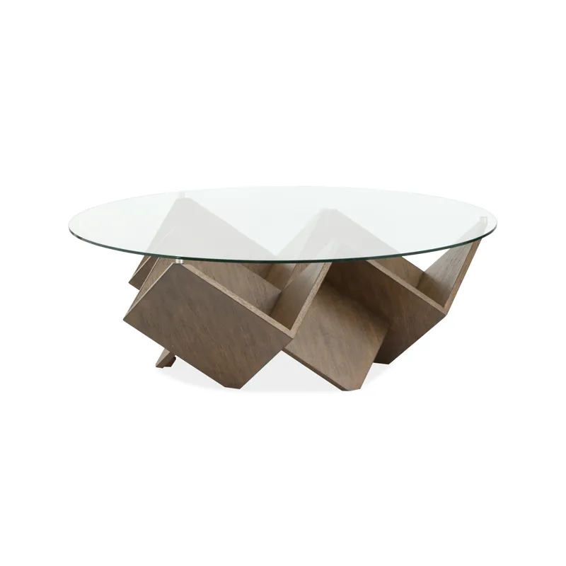 Vector Russet Round Cocktail Table
