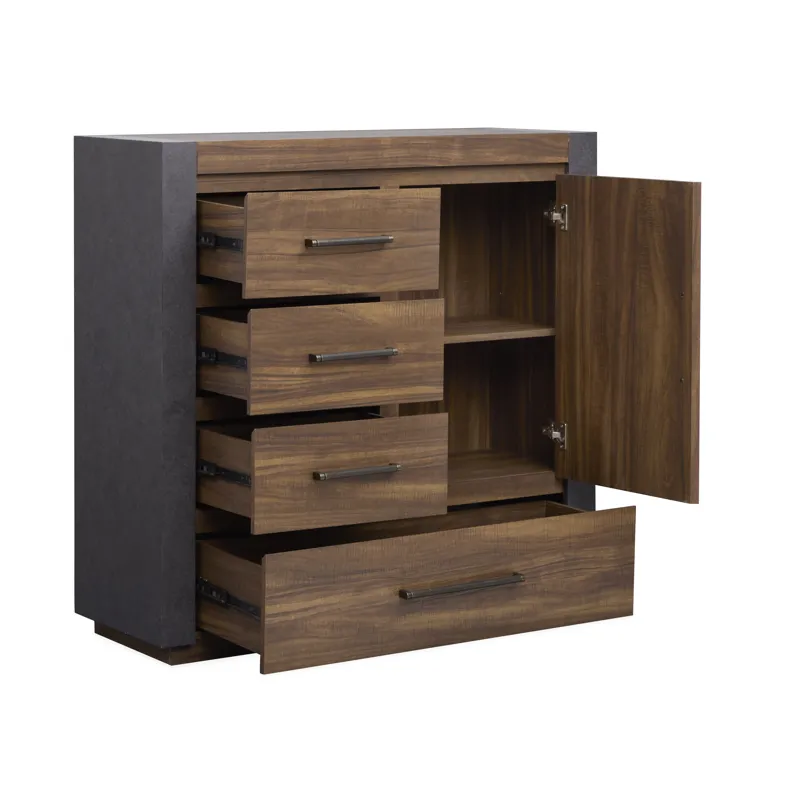 Jensen Tavern Brown Door Chest