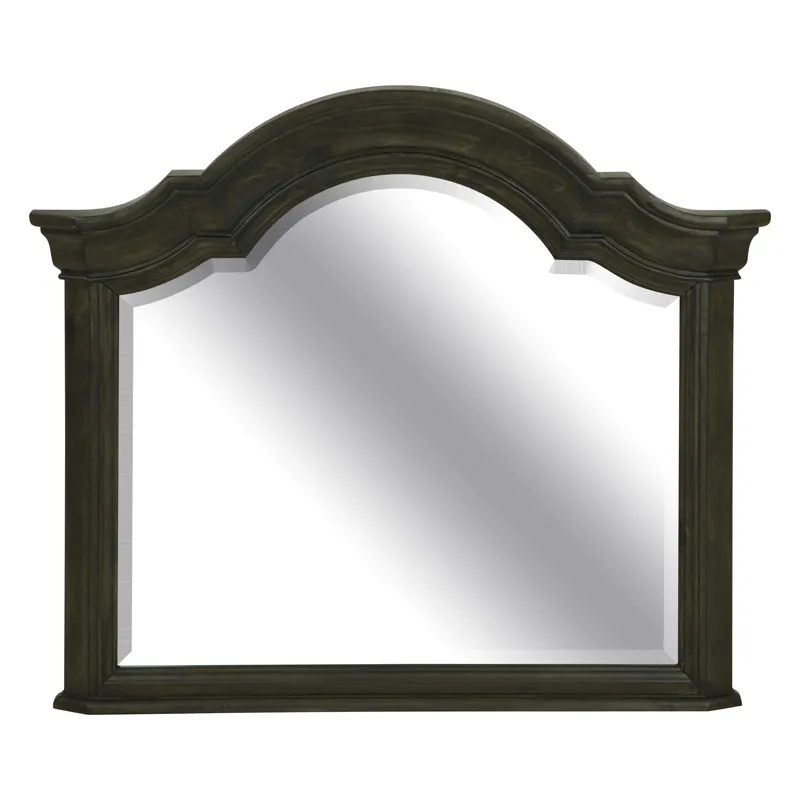 Bellamy Peppercorn Drawer Dresser With Shaped Mirror