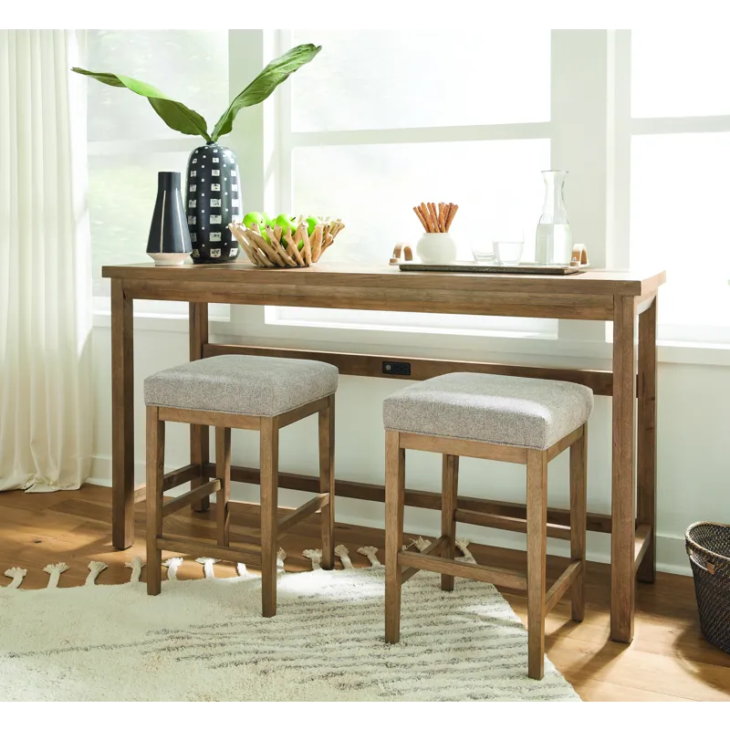 Lindon Belgian Wheat White Upholstered Stool