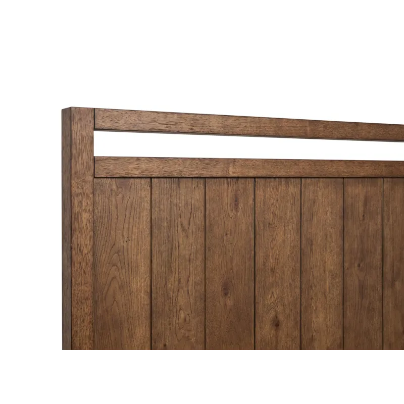 Conway Honey Wheat Queen Panel Bed