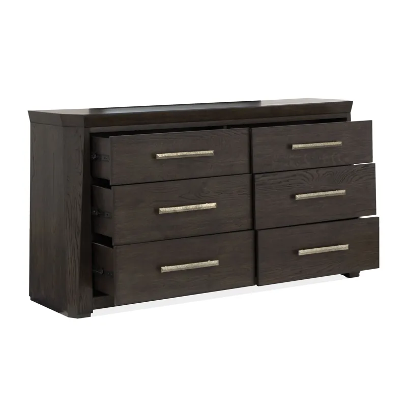 Tauren Coffee Bean Double Drawer Dresser