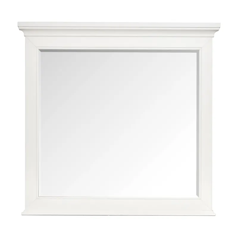 Juniper Hill Whisper White Landscape Mirror