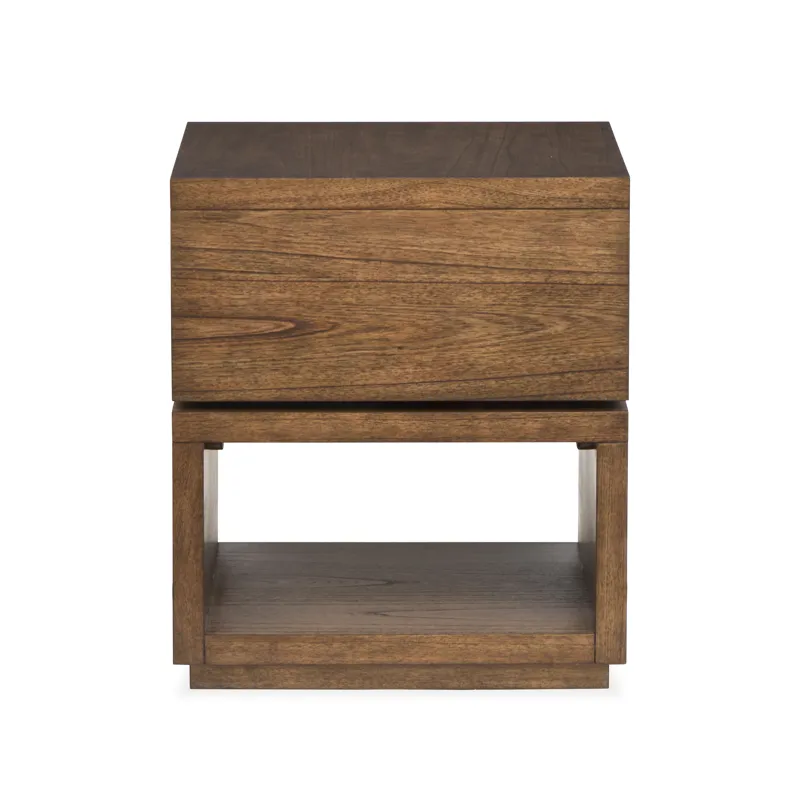Newton Cinnamon Square End Table