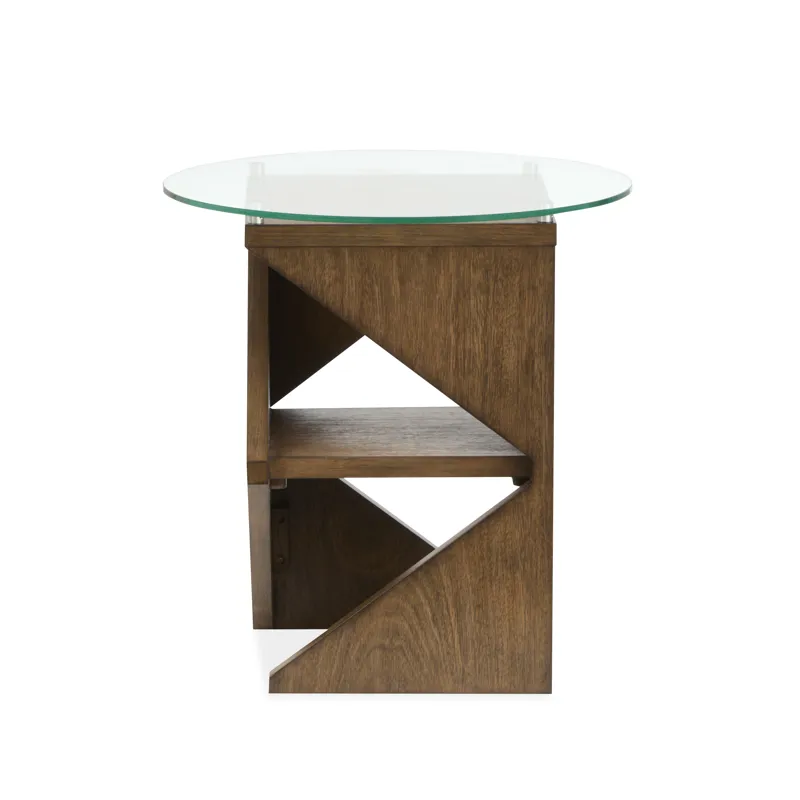 Vector Russet Round Accent Table