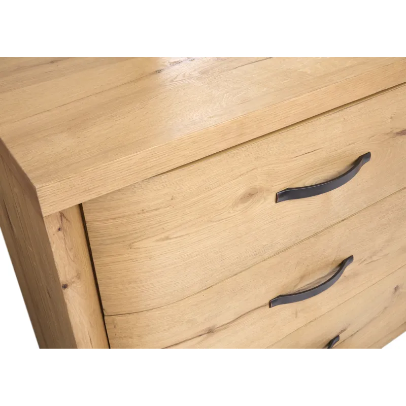 Laramie Honey Wheat Double Drawer Dresser