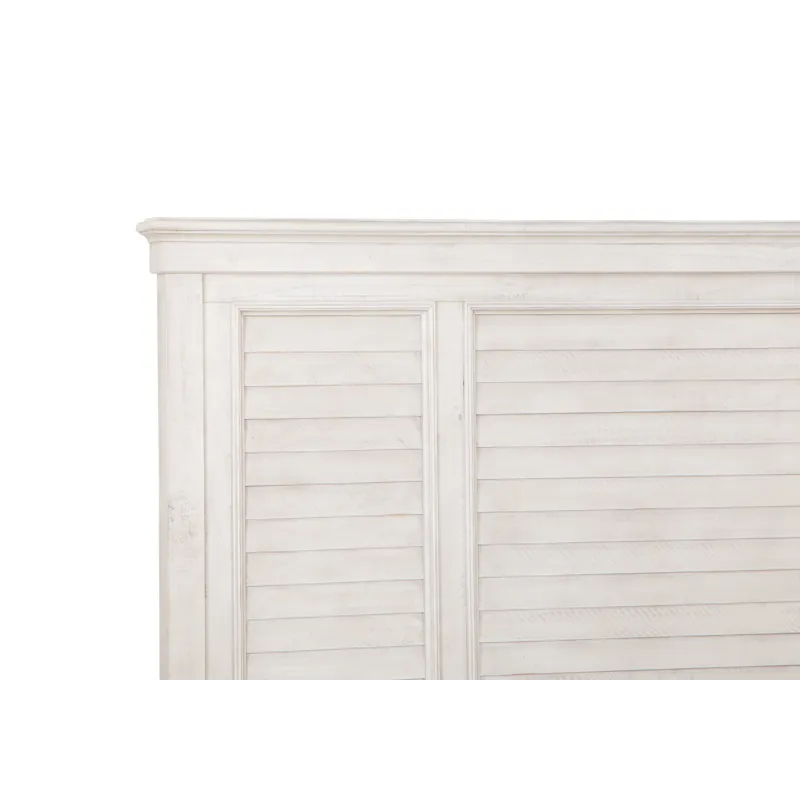 Newport Alabaster California King Shutter Panel Bed