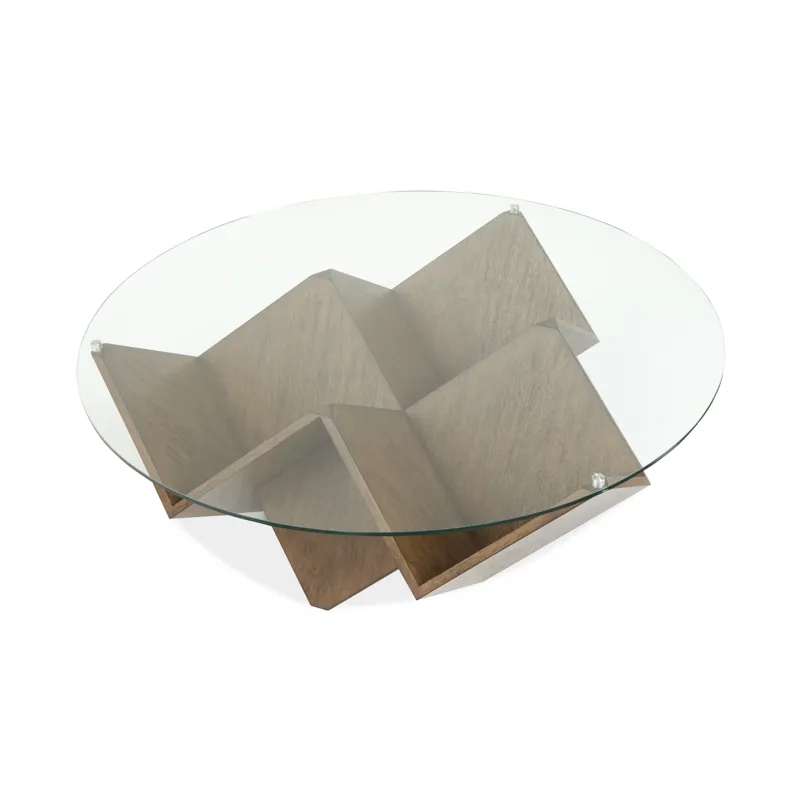 Vector Russet Round Cocktail Table