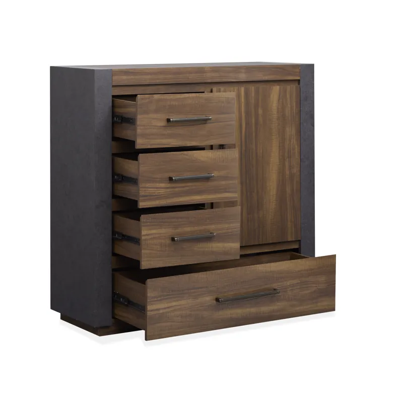 Jensen Tavern Brown Door Chest