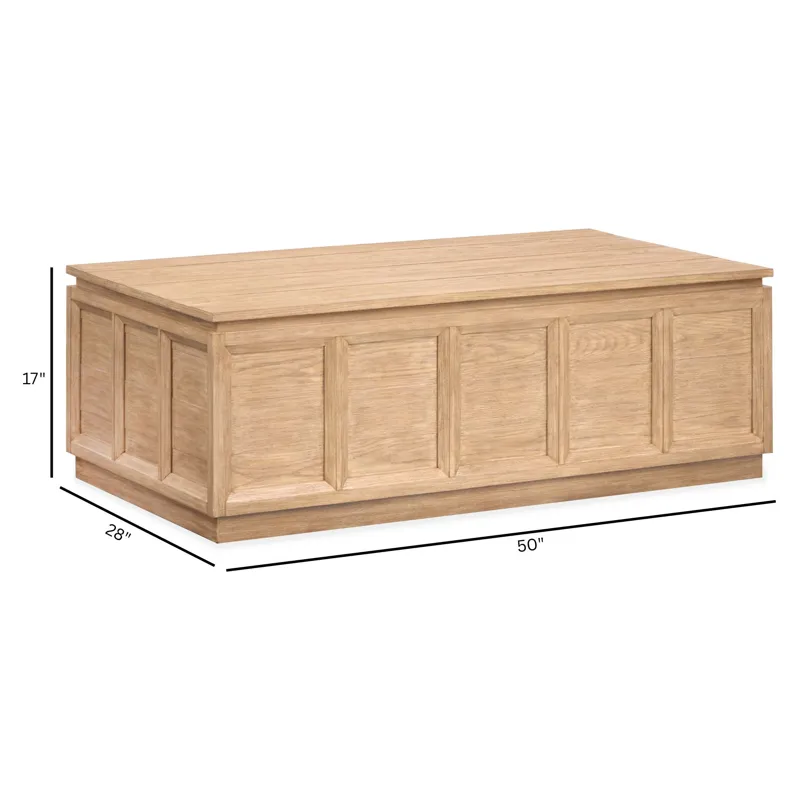 Burnham Sable Dusk Lift Top Storage Cocktail Table