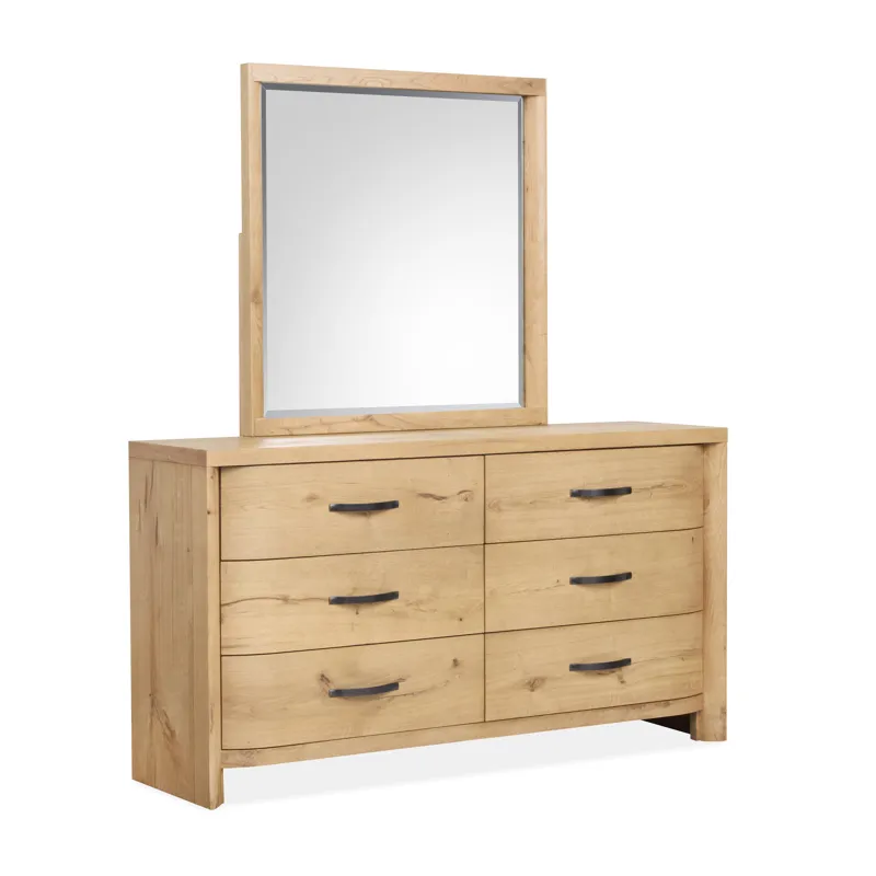 Laramie Honey Wheat Double Drawer Dresser