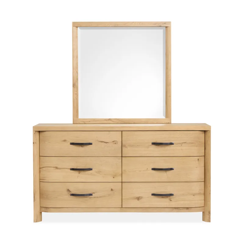 Laramie Honey Wheat Double Drawer Dresser