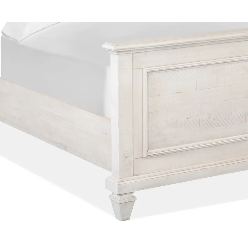 Newport Alabaster California King Shutter Panel Bed