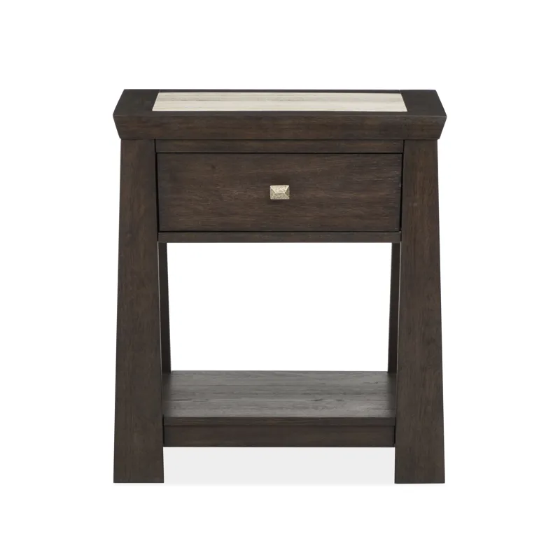Tauren Coffee Bean Open Nightstand