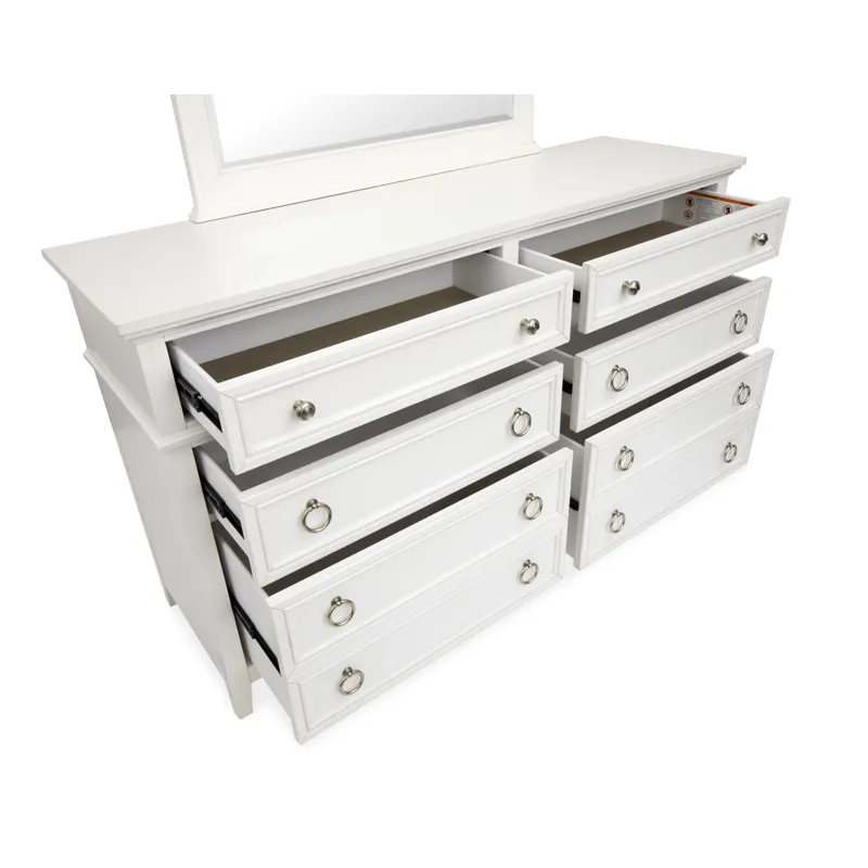 Juniper Hill Whisper White Double Drawer Dresser
