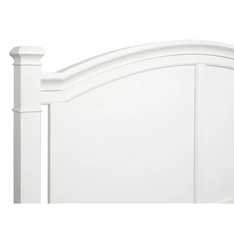 Kingston Whisper White And Cerused Nutmeg California King Panel Bed