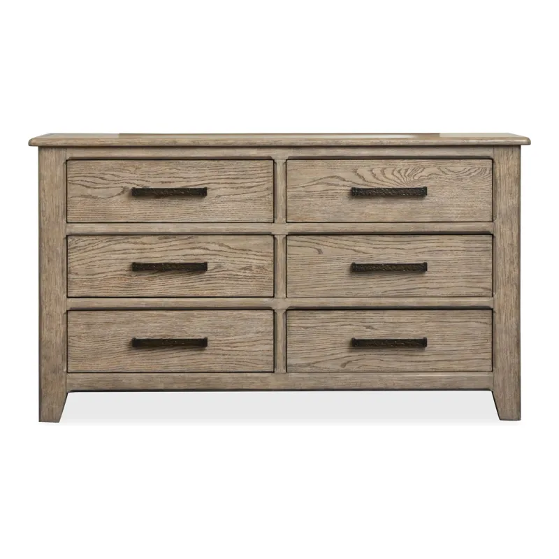 Claremont Smokey Taupe Double Drawer Dresser