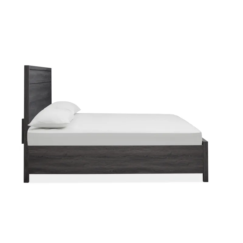 Merrifield Raisin Black Queen Panel Storage Bed