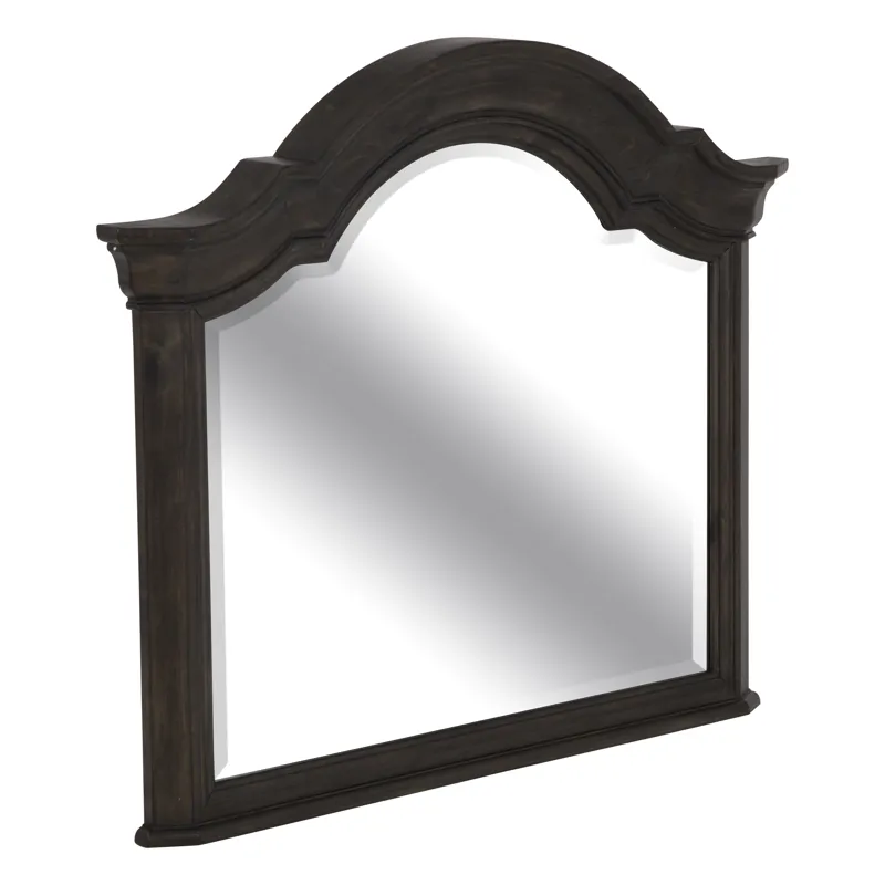 Bellamy Peppercorn Drawer Dresser With Shaped Mirror