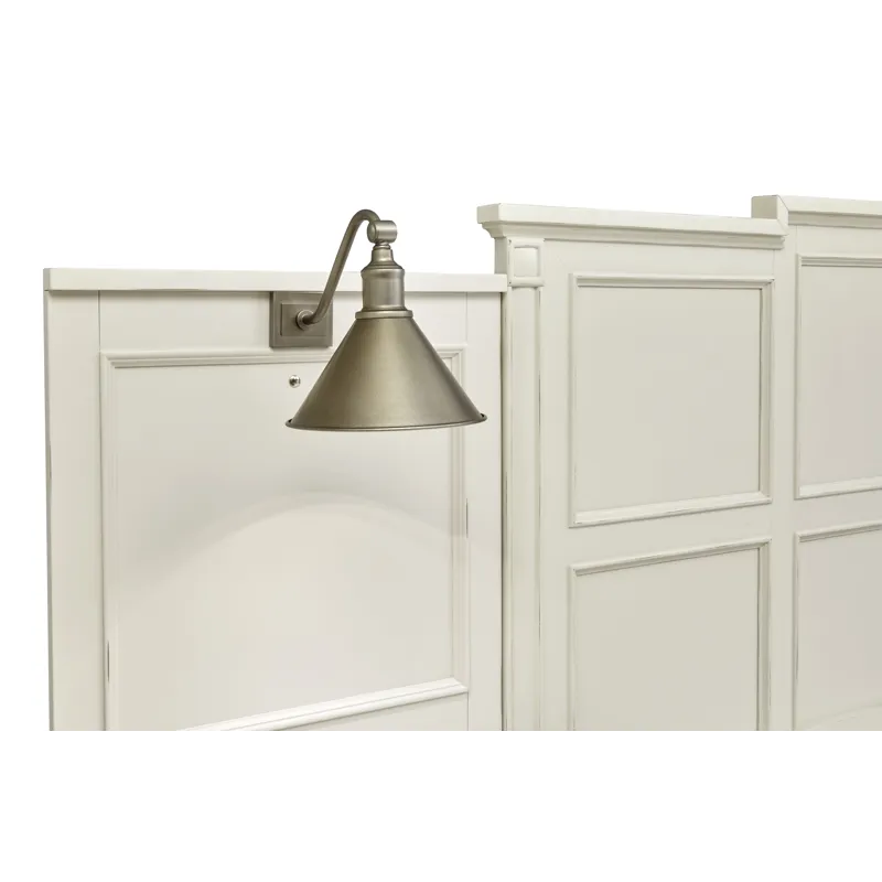 Willowbrook Egg Shell White Queen Wall Panel Bed