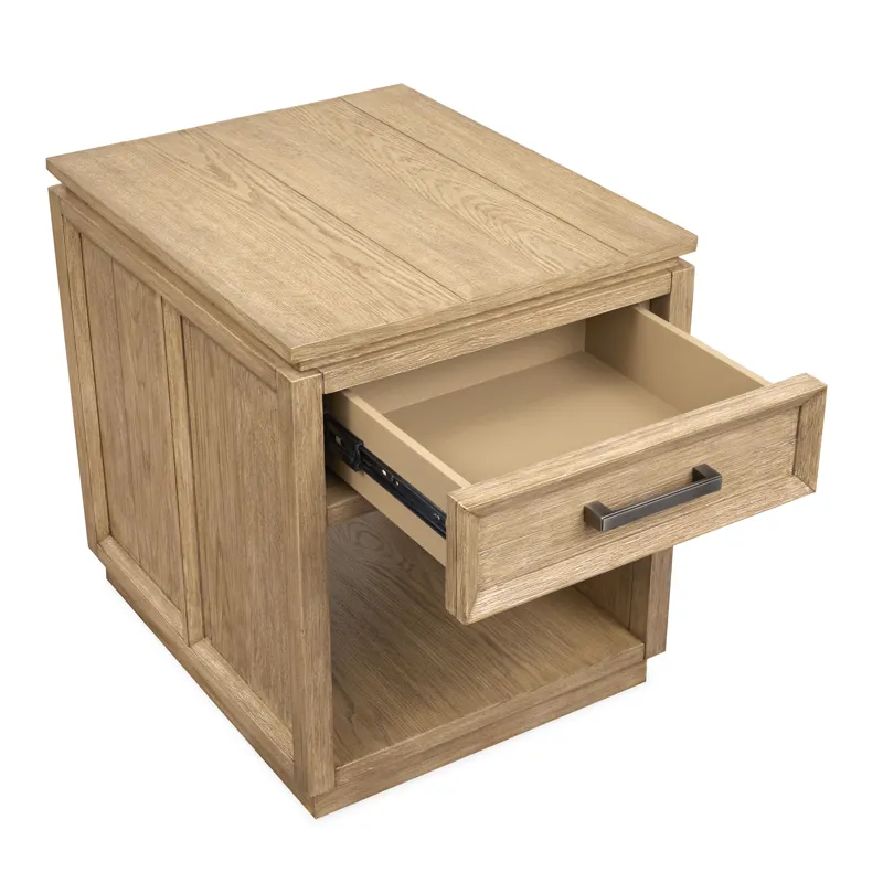 Burnham Sable Dusk Rectangular End Table