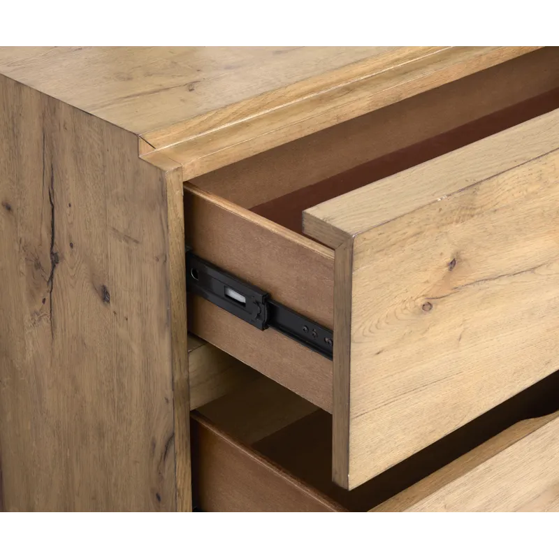 Davenport Rustic Caramel Double Drawer Dresser