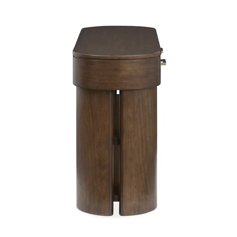 Holloway Toasted Almond Oval Sofa Table