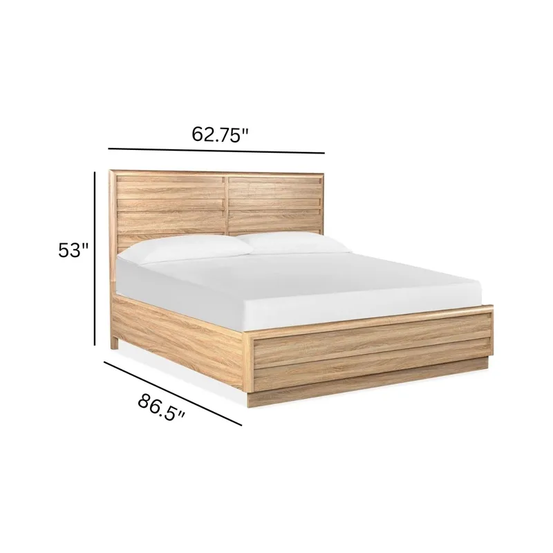 Brentwood Heights Provincial Brown Queen Panel Bed