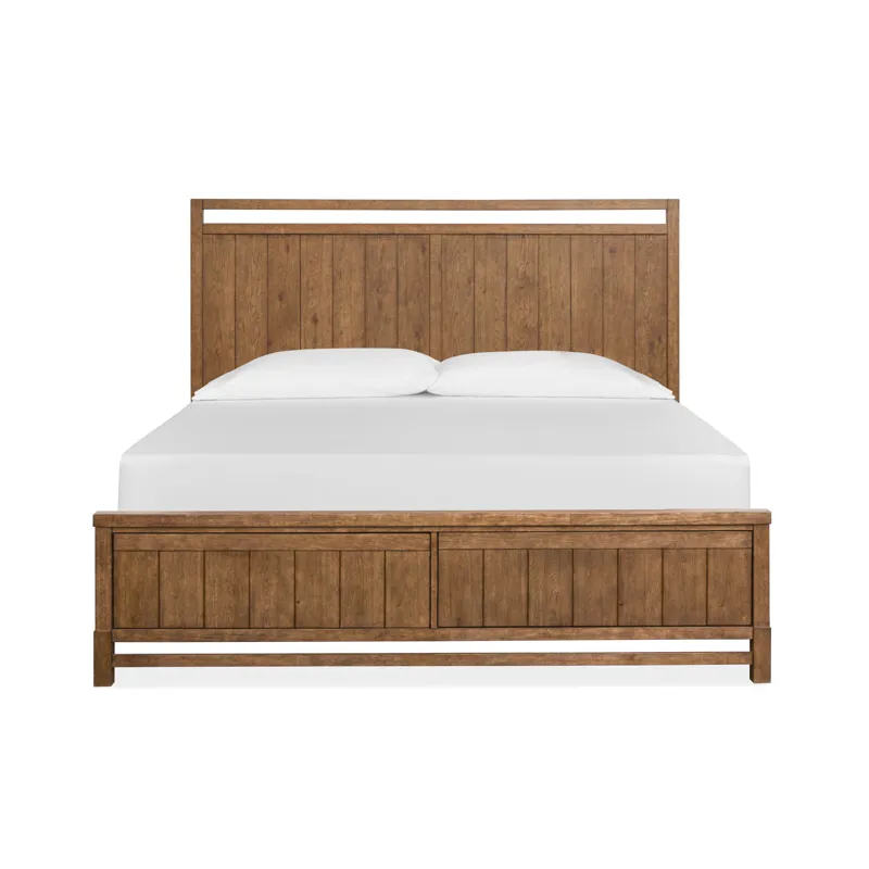 Conway Honey Wheat Queen Panel Bed