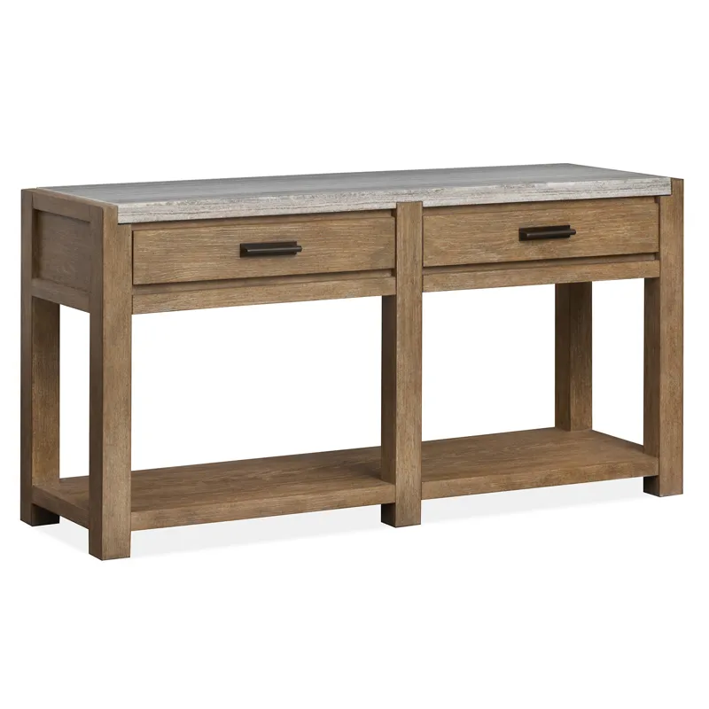Plum Creek - LT. Brown Rectangular Sofa Table