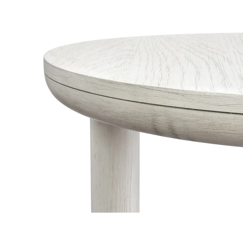 Sunset Cove - White Round End Table
