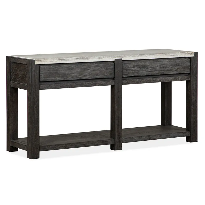 Plum Creek - Black Rectangular Sofa Table