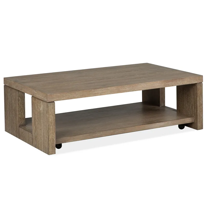 Conway Rectangular Cocktail Table w/Casters