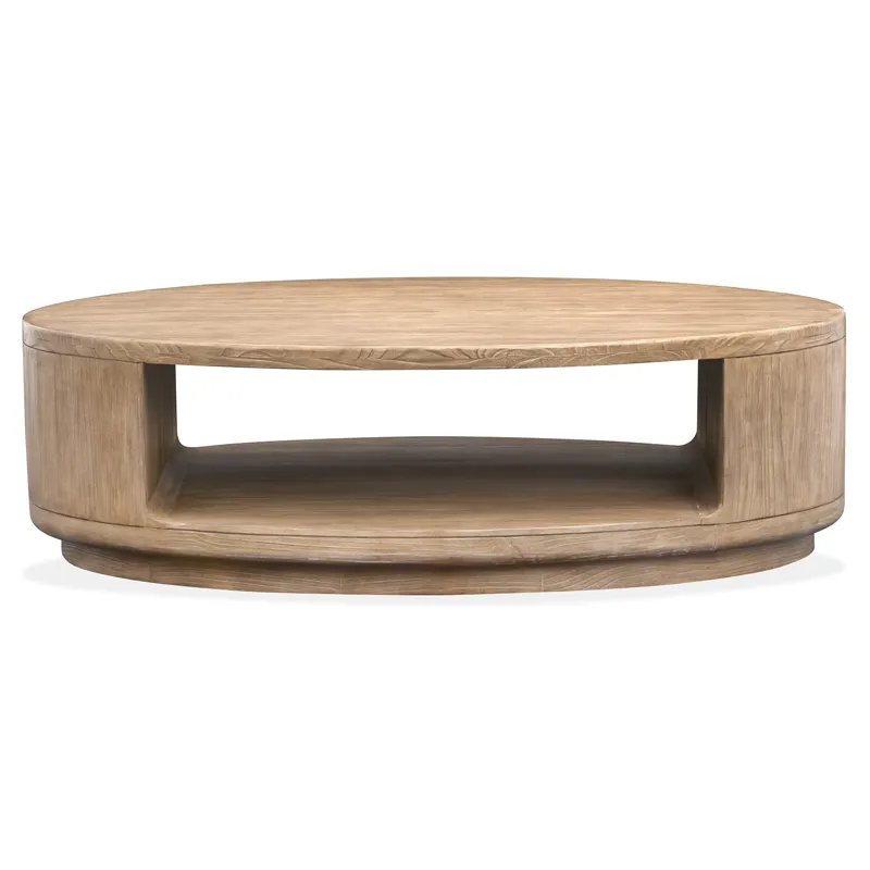 Sanford Oval Cocktail Table w/Casters