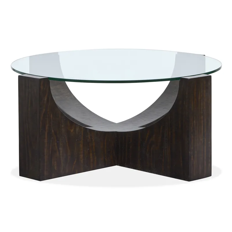 Beckham Round Cocktail Table w/Casters