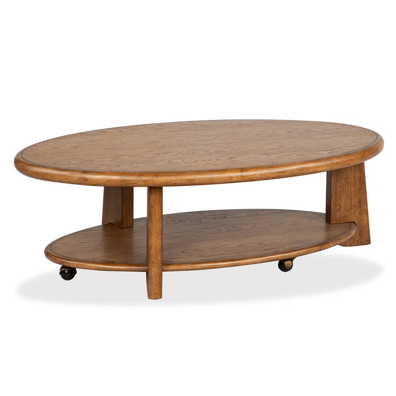 Tanner Oval Cocktail Table w/Casters