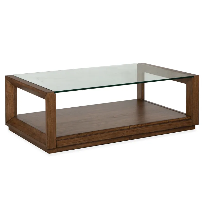 Sebastian Rectangular Cocktail Table w/Casters