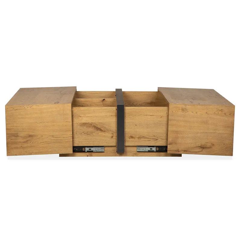 Ripley Square Cocktail Table w/Casters