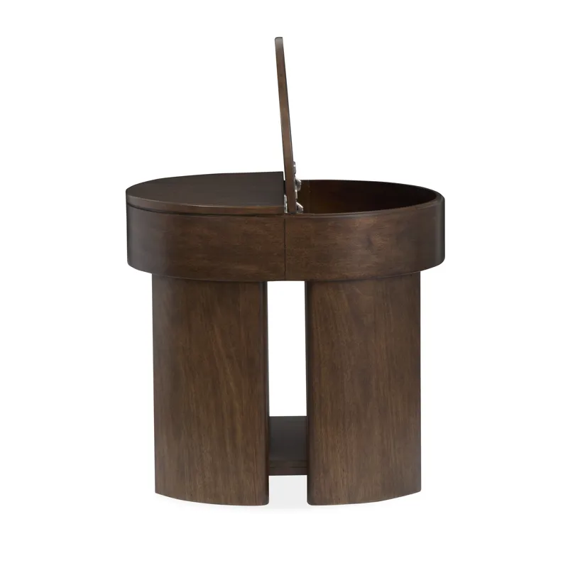 Holloway Toasted Almond Oval End Table
