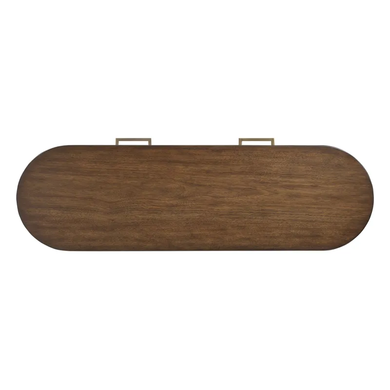 Holloway Toasted Almond Oval Sofa Table