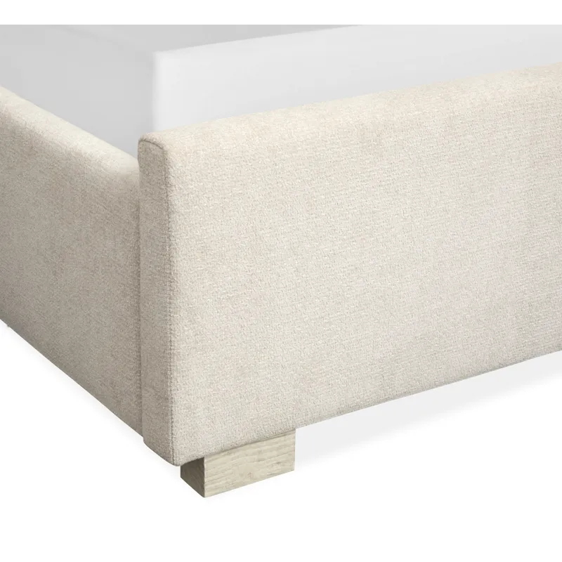 Lorelei Misty Cloud Queen Upholstered Sleigh Bed