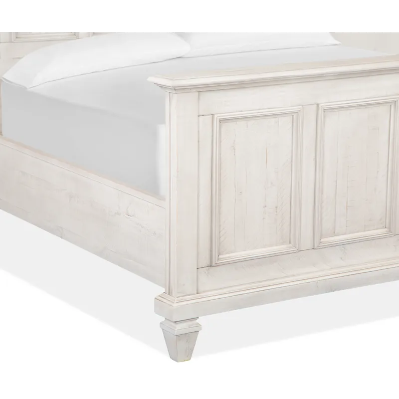 Newport Alabaster California King Panel Bed