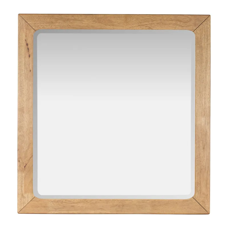 Davenport Rustic Caramel Portrait Mirror