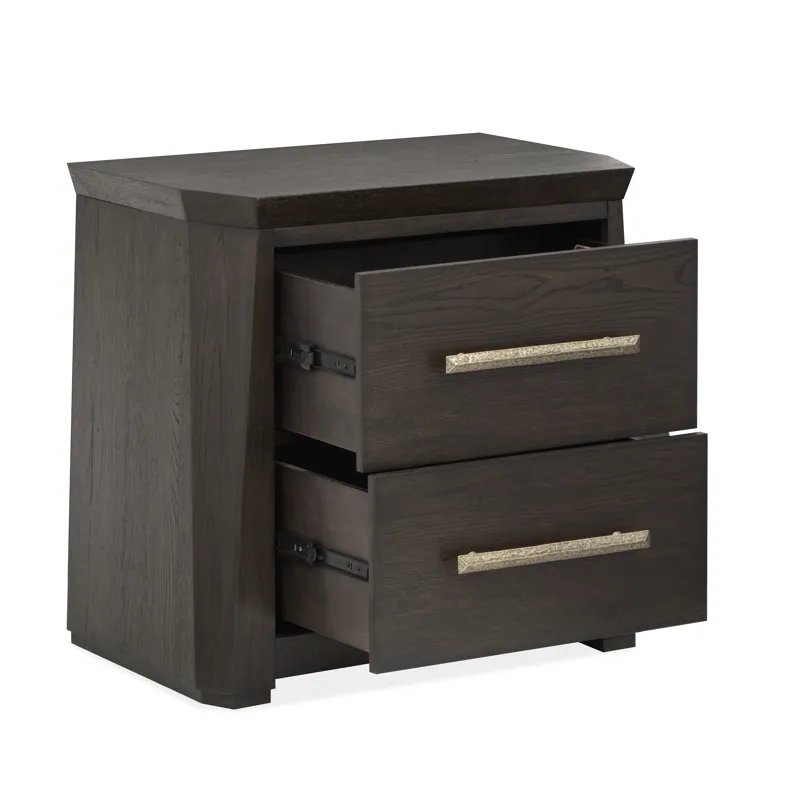 Tauren Coffee Bean Drawer Nightstand