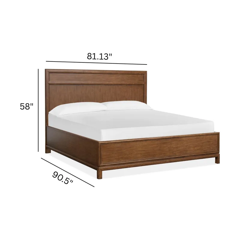 Ridgefield Russet California King Panel Bed