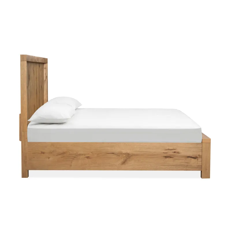 Laramie Honey Wheat California King Panel Bed